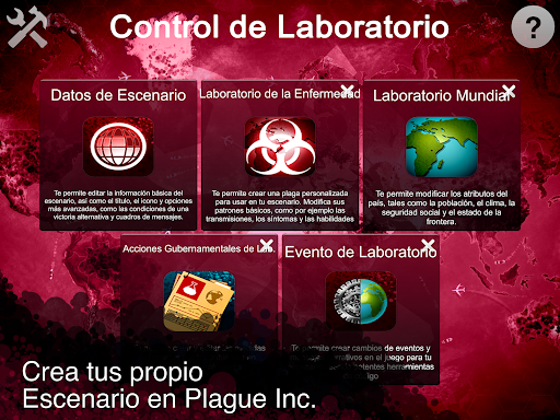 Captura de pantalla de Plague Inc Editor de Escenario