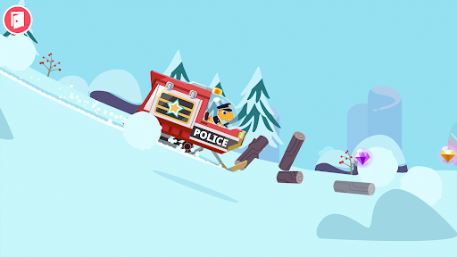 Dinosaur Police Car Games kids screenshot