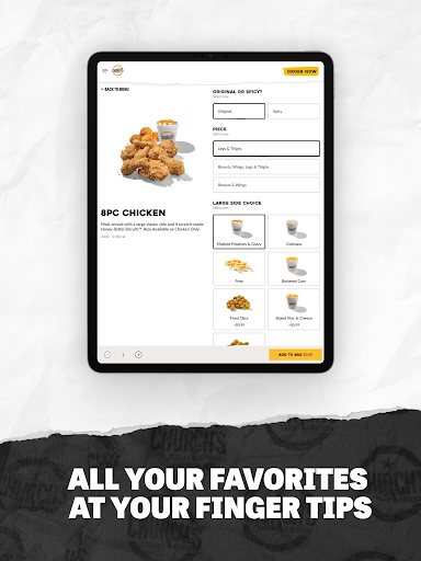 Captura de pantalla de Church's Texas Chicken®