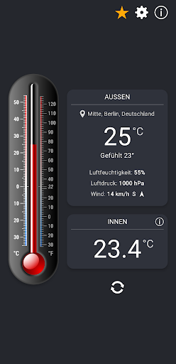 Thermometer++ Raumtemperatur Screenshot