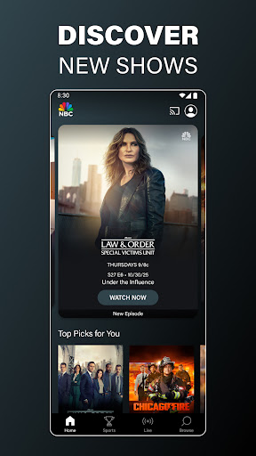 The NBC App - Stream TV Shows screenshot