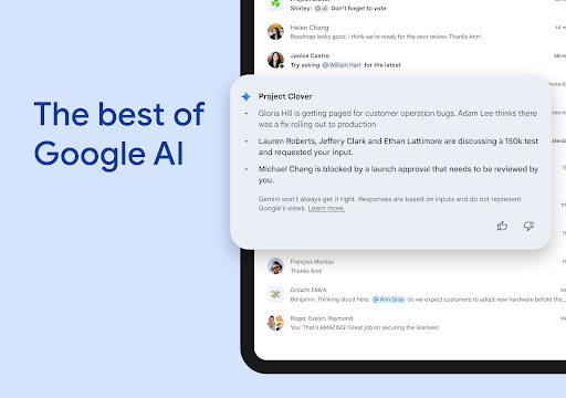 Google Chat screenshot