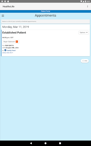 Captura de pantalla de HealtheLife