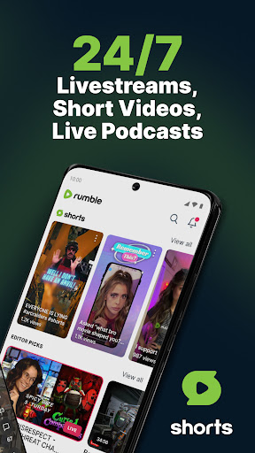Captura de pantalla de Rumble: Stream & Watch Videos