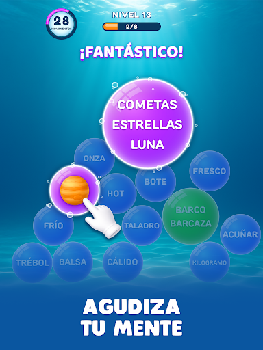 Captura de pantalla de Bubble Word Jam