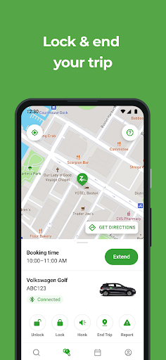 Zipcar Screenshot