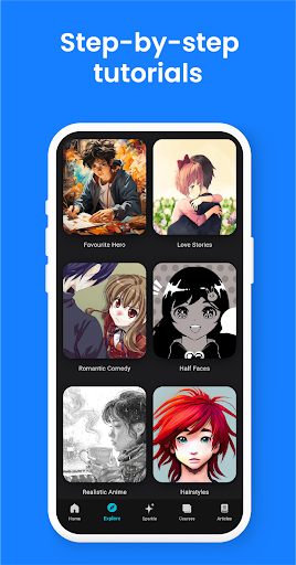 Learn to Draw Anime by Steps screenshot