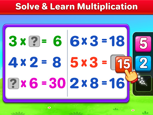 Multiplikation spiele Für 2-7 Screenshot