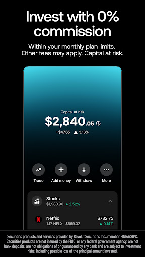 Captura de pantalla de Revolut: Spend, Save, Trade