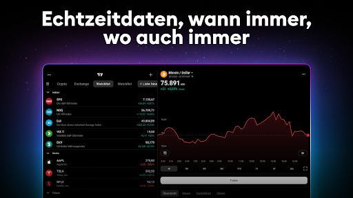 TradingView: Aktien und Krypto Screenshot