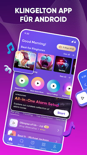 Klingelton App für Android Screenshot
