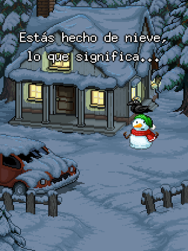 Captura de pantalla de Snowman Story