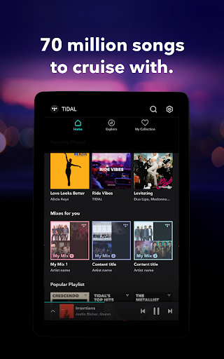 Captura de pantalla de TIDAL Music: sonido HiFi
