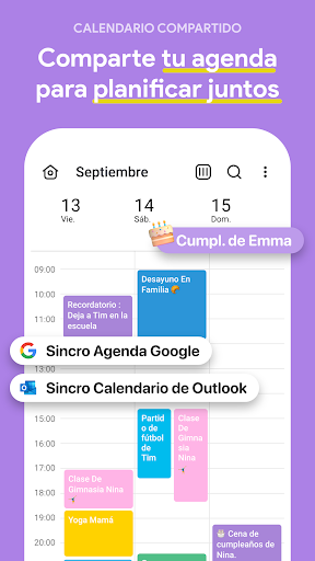 Captura de pantalla de FamilyWall - Organizador