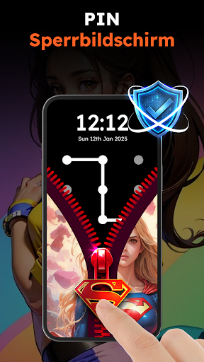 Zipper Lock Wallpapers Screen Screenshot