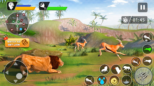 Captura de pantalla de Lion Games Animal Simulator 3D