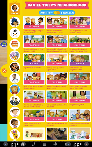 Captura de pantalla de PBS KIDS Video