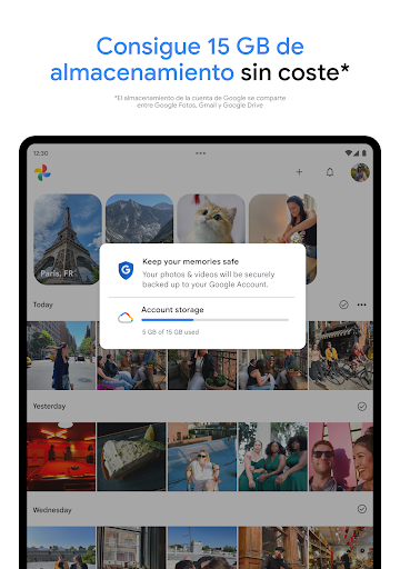 Captura de pantalla de Google Fotos