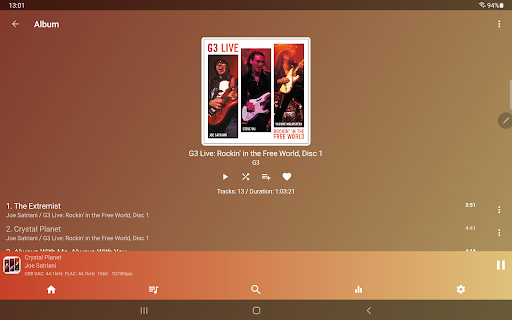 Captura de pantalla de Reproductor de audio USB PRO