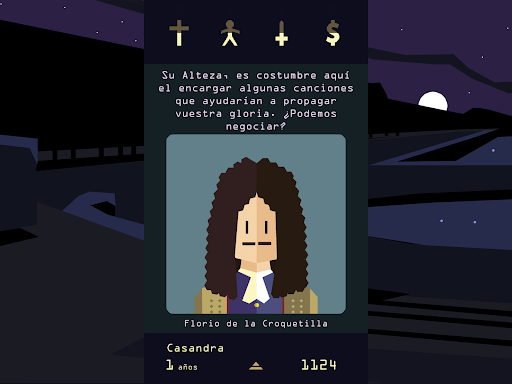 Captura de pantalla de Reigns: Her Majesty