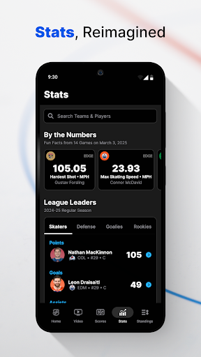 Captura de pantalla de NHL