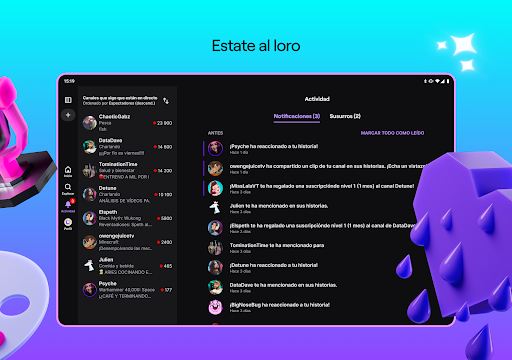 Captura de pantalla de Twitch: emisiones en directo