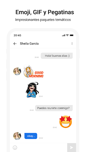 Captura de pantalla de Mensajes