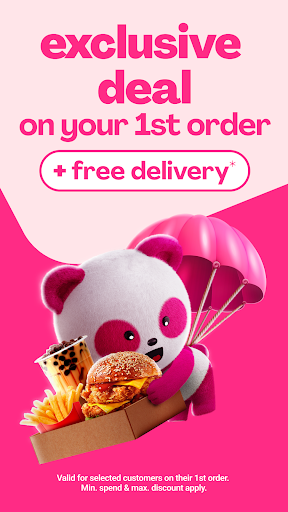 Captura de pantalla de foodpanda: food & groceries