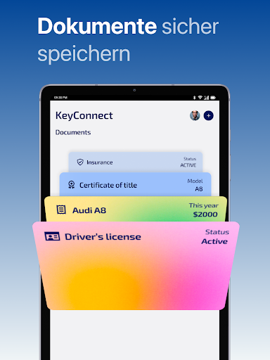 KeyConnect Digital Car Key Screenshot