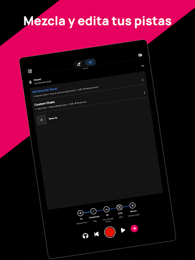 Captura de pantalla de Voloco: Estudio Vocal