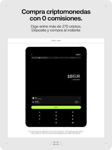Captura de pantalla de OKX: Compra Bitcoin & cripto