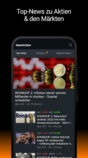 Investing.com: Aktien & Börse Screenshot