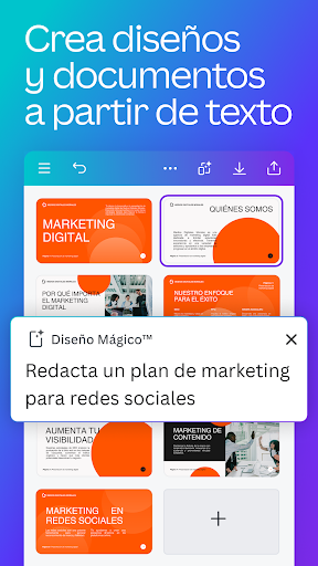 Captura de pantalla de Canva: Editor de Video y Fotos