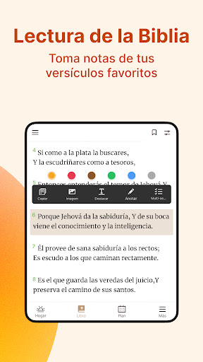Captura de pantalla de Santa Biblia Reina Valera