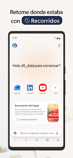 Captura de pantalla de Microsoft Edge