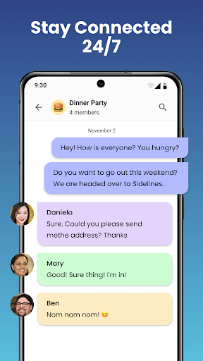 Captura de pantalla de Messenger Chat Home