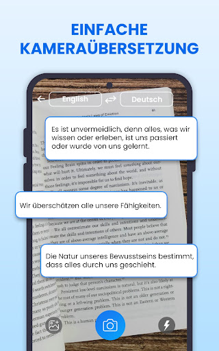 Alle Übersetzen Foto, PDF, DOC Screenshot