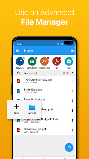 OfficeSuite Pro + PDF screenshot
