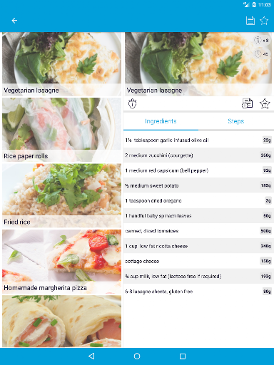 Monash University FODMAP diet screenshot