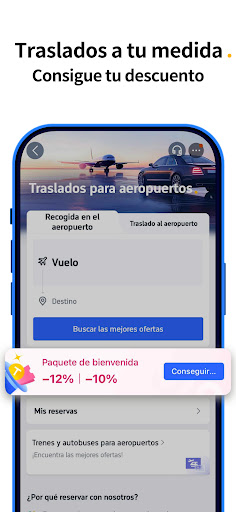 Captura de pantalla de Trip.com: Vuelo, Tren y Hotel