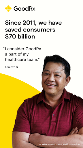 Captura de pantalla de GoodRx: Cupones para Medicina
