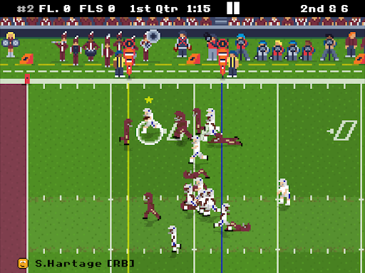 Captura de pantalla de Retro Bowl College