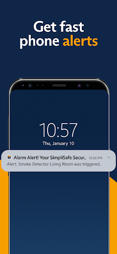 Captura de pantalla de SimpliSafe Home Security App