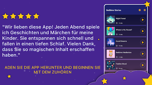 Gute-Nacht-Geschichten. Kinder Screenshot