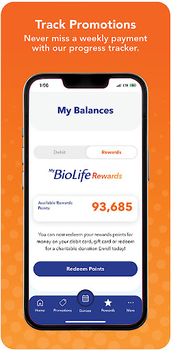 Captura de pantalla de BioLife Plasma Services