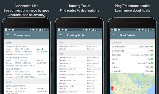 Captura de pantalla de Network Analyzer Pro