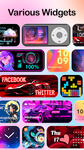 WidgetKit-OS18 Thema & Icons Screenshot