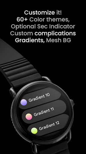 Captura de pantalla de Outlined Watch Face