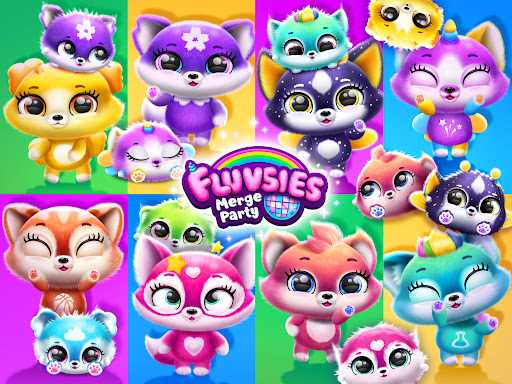 Captura de pantalla de Fluvsies Merge Party