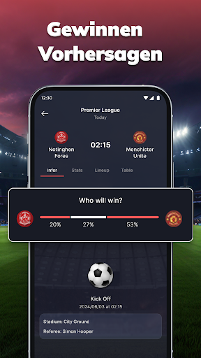 MatchLive: Fußball Live Screenshot